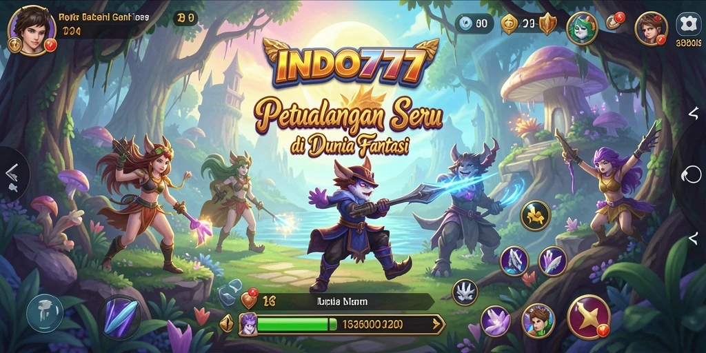 Tampilan gameplay petualangan mendebarkan di INDO777.