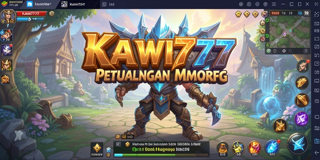Tampilan menarik dari gameplay seru KAWI777 di dunia MMORPG.