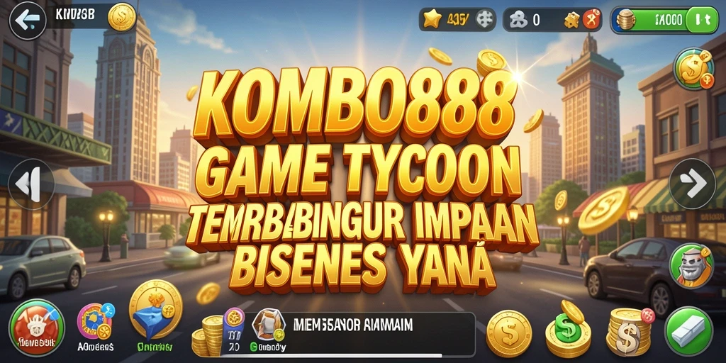 Screenshot utama menampilkan pengalaman gameplay Tycoon yang seru.