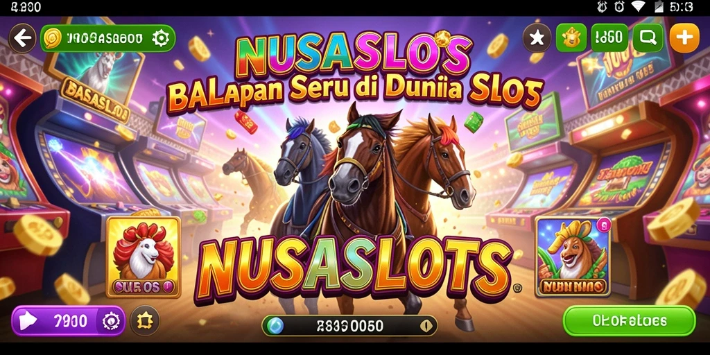 Tampilan seru gameplay balapan di NUSASLOTS yang menantang.