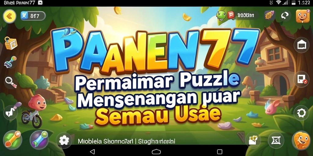Kegiatan bermain dalam PANEN77 dengan tampilan puzzle yang menantang.