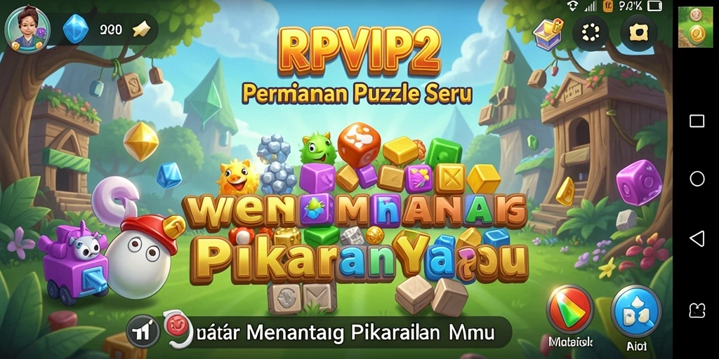 Tampilan gameplay RPVIP2 yang penuh warna dan menarik.