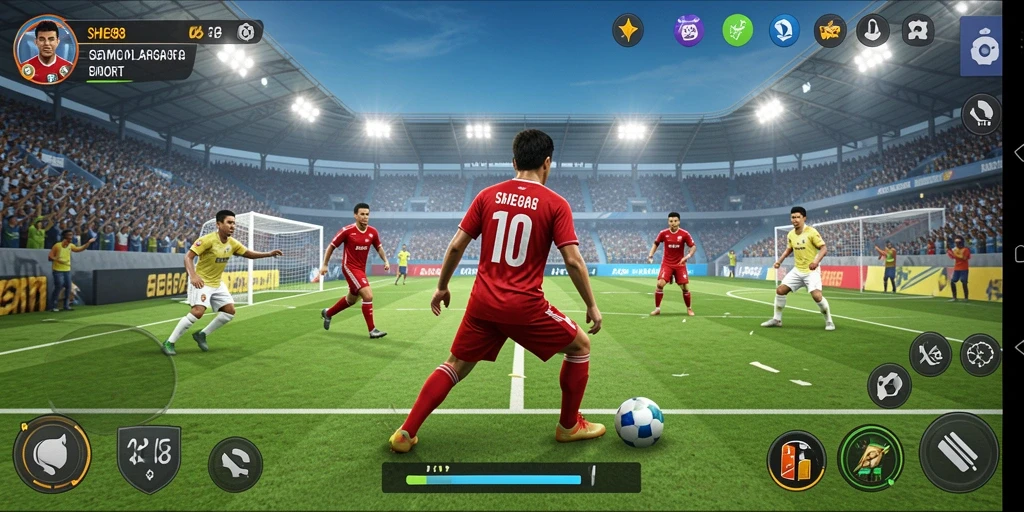 Tampilan gameplay SHE888 yang seru dan penuh aksi olahraga.