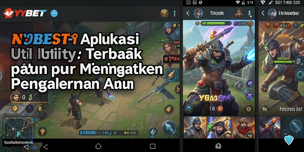 Tampilan antarmuka utama YYBET yang modern dan intuitif.